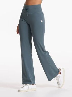 Vuori High Waist Wide Leg Drawstring Lounge Pants Pilates Yoga